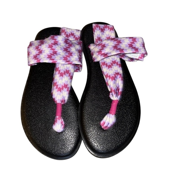 Sanuk Yoga Sling Back sandals, youth size 2-3 - Picture 1 of 4
